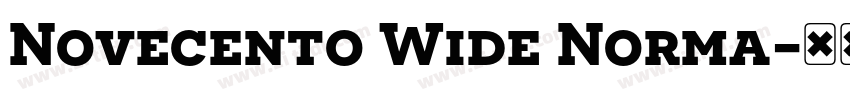 Novecento Wide Norma字体转换